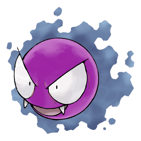 Gastly w wariancie shiny
