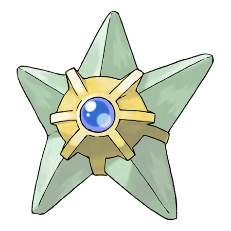 Staryu w wariancie shiny