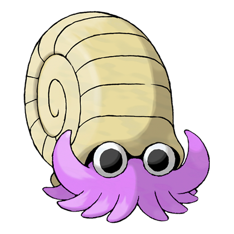 Omanyte w wariancie shiny
