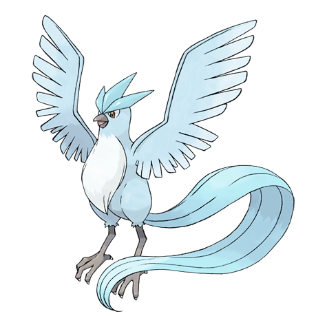 Articuno w wariancie shiny