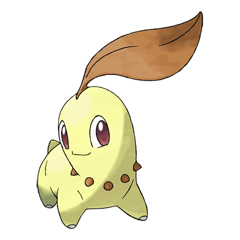 Chikorita w wariancie shiny
