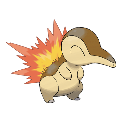 Cyndaquil w wariancie shiny