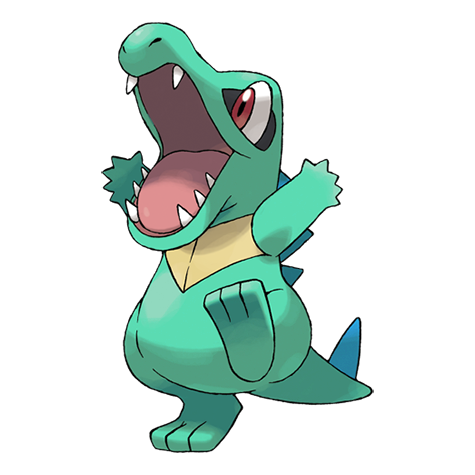 Totodile w wariancie shiny