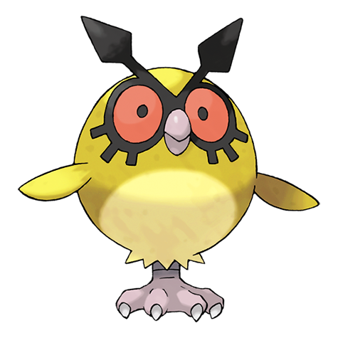 Hoothoot w wariancie shiny