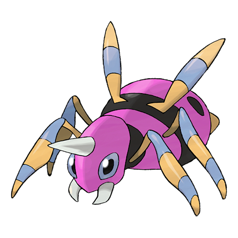 Ariados w wariancie shiny