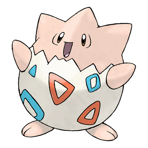Togepi w wariancie shiny