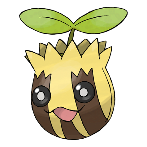 Sunkern w wariancie shiny