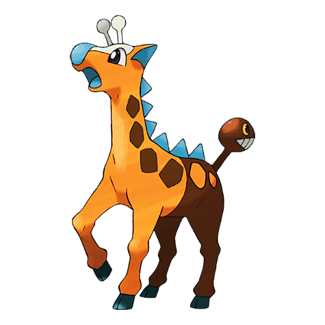 Girafarig w wariancie shiny