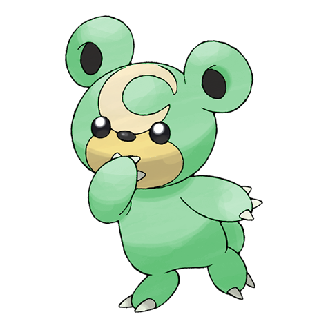 Teddiursa w wariancie shiny