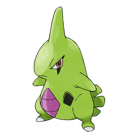 Larvitar w wariancie shiny