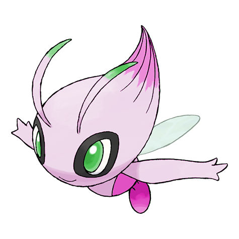 Celebi w wariancie shiny
