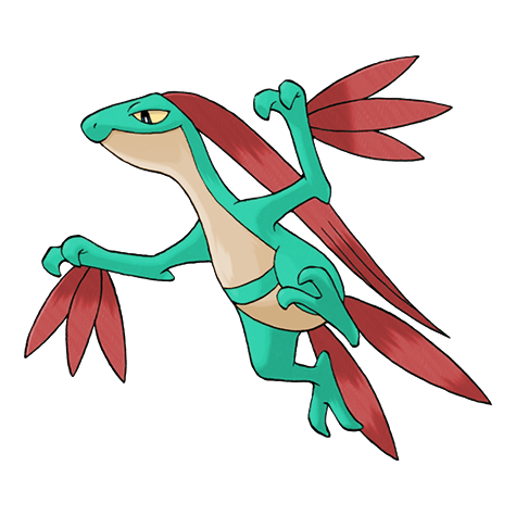 Grovyle w wariancie shiny