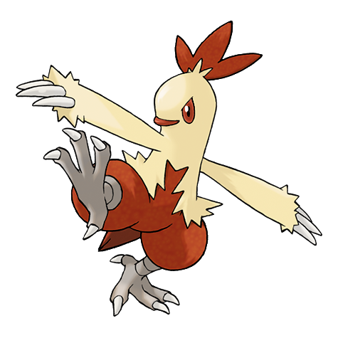 Combusken w wariancie shiny