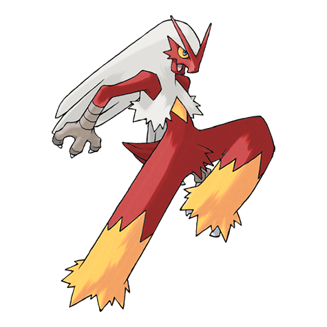 Blaziken w wariancie shiny