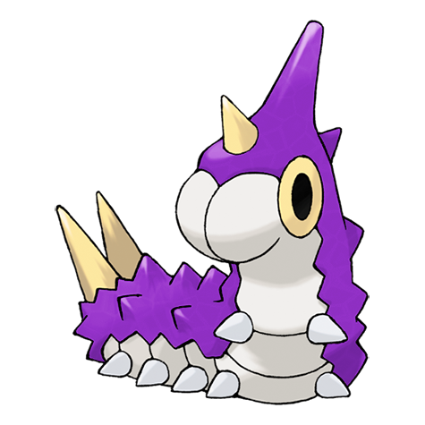 Wurmple w wariancie shiny