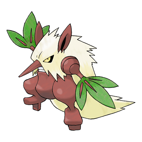 Shiftry w wariancie shiny