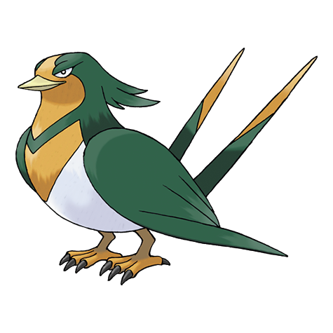 Swellow w wariancie shiny