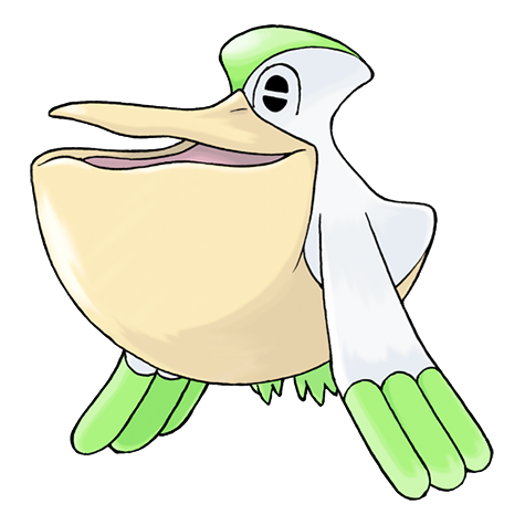 Pelipper w wariancie shiny