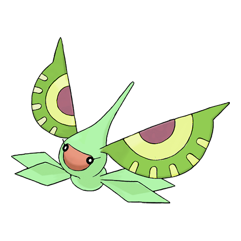 Masquerain w wariancie shiny