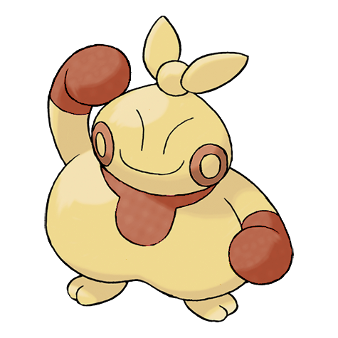 Makuhita w wariancie shiny
