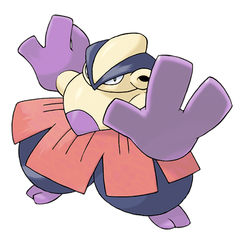 Hariyama w wariancie shiny