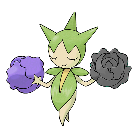 Roselia w wariancie shiny