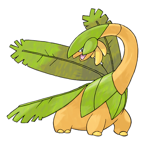 Tropius w wariancie shiny