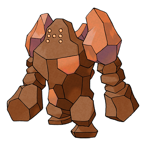 Regirock w wariancie shiny