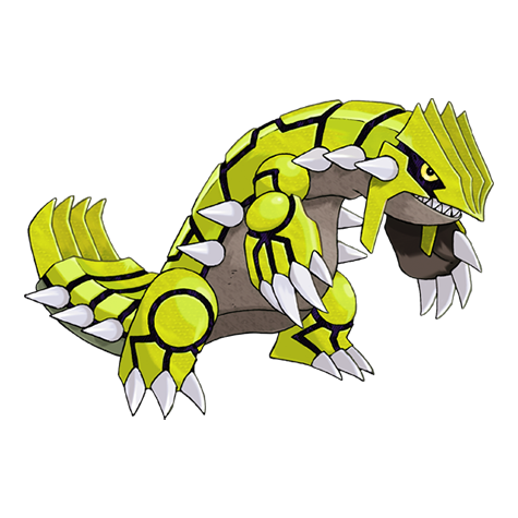 Groudon w wariancie shiny