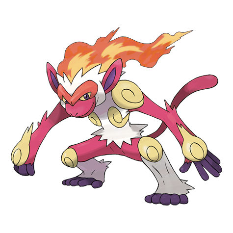 Infernape w wariancie shiny