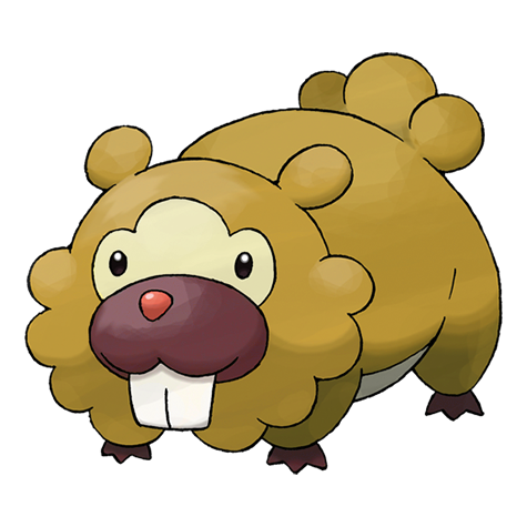 Bidoof w wariancie shiny