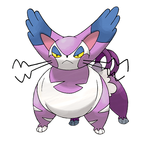 Purugly w wariancie shiny