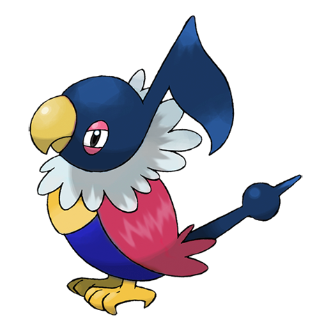 Chatot w wariancie shiny