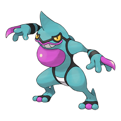 Toxicroak w wariancie shiny