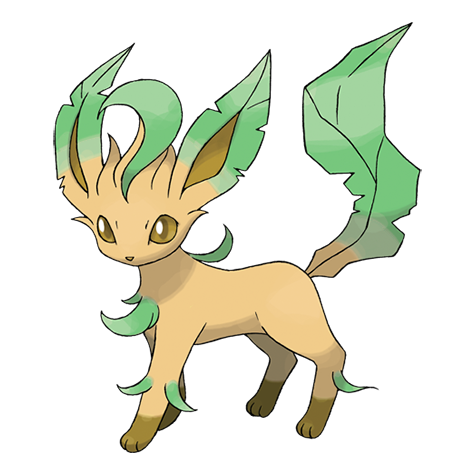Leafeon w wariancie shiny
