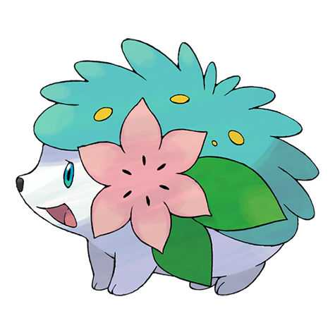 Shaymin w wariancie shiny