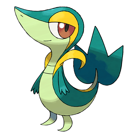 Snivy w wariancie shiny