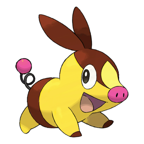 Tepig w wariancie shiny