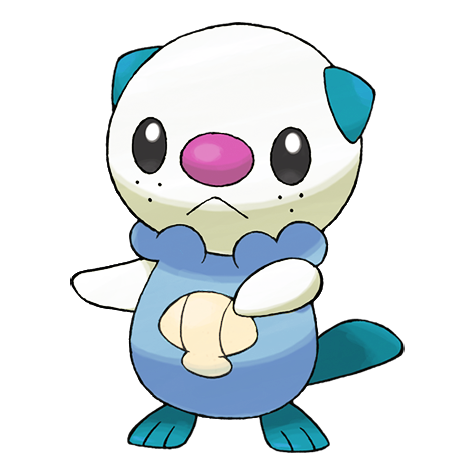 Oshawott w wariancie shiny