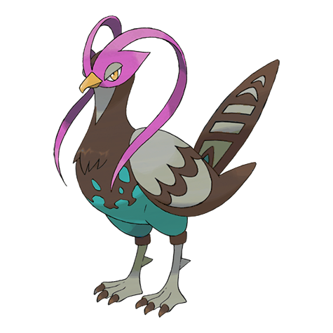 Unfezant w wariancie shiny