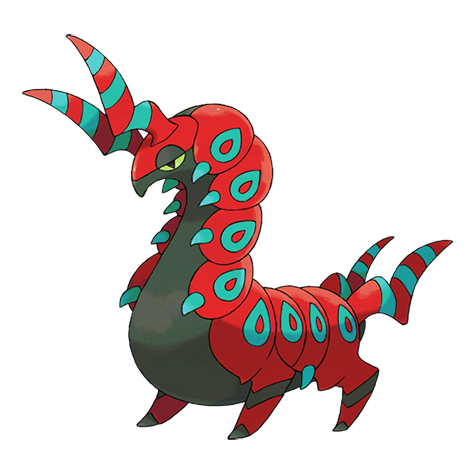 Scolipede w wariancie shiny