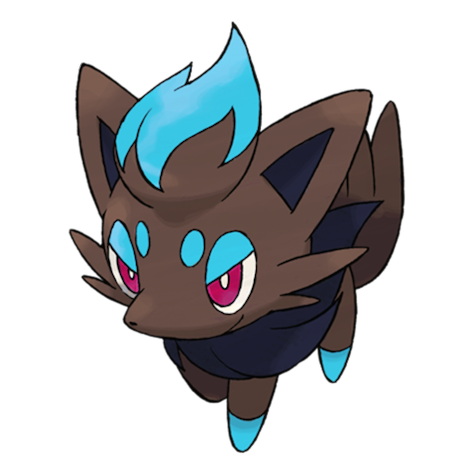 Zorua w wariancie shiny