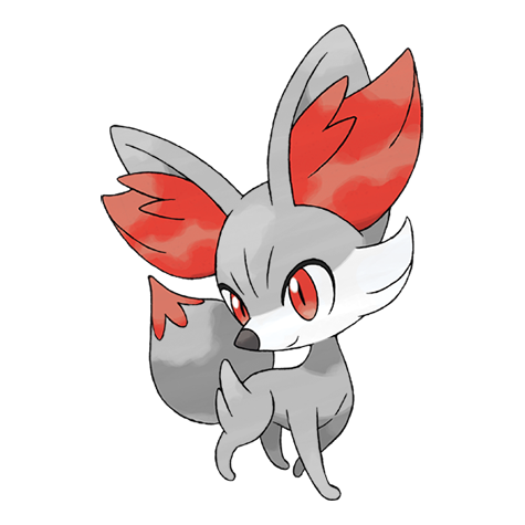 Fennekin w wariancie shiny