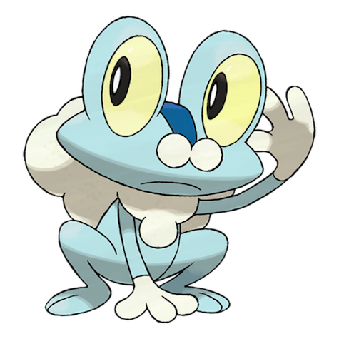 Froakie w wariancie shiny