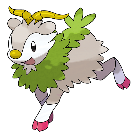 Skiddo w wariancie shiny