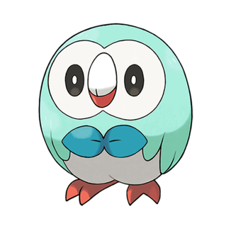 Rowlet w wariancie shiny