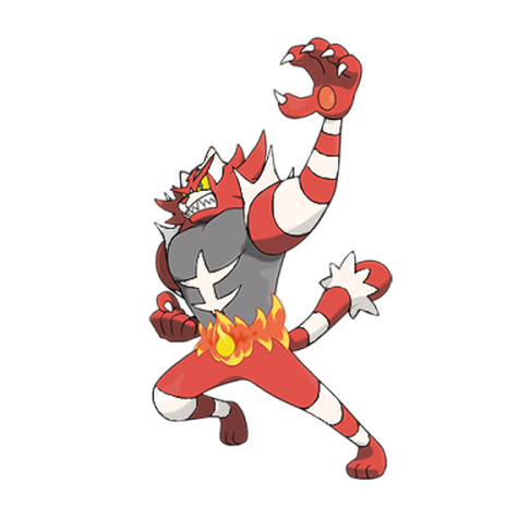 Incineroar w wariancie shiny