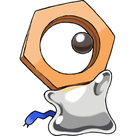 Meltan w wariancie shiny