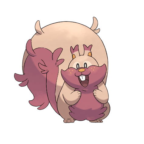 Greedent w wariancie shiny
