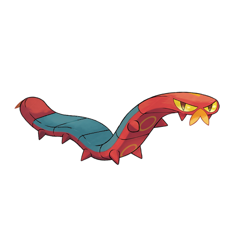 Sizzlipede w wariancie shiny